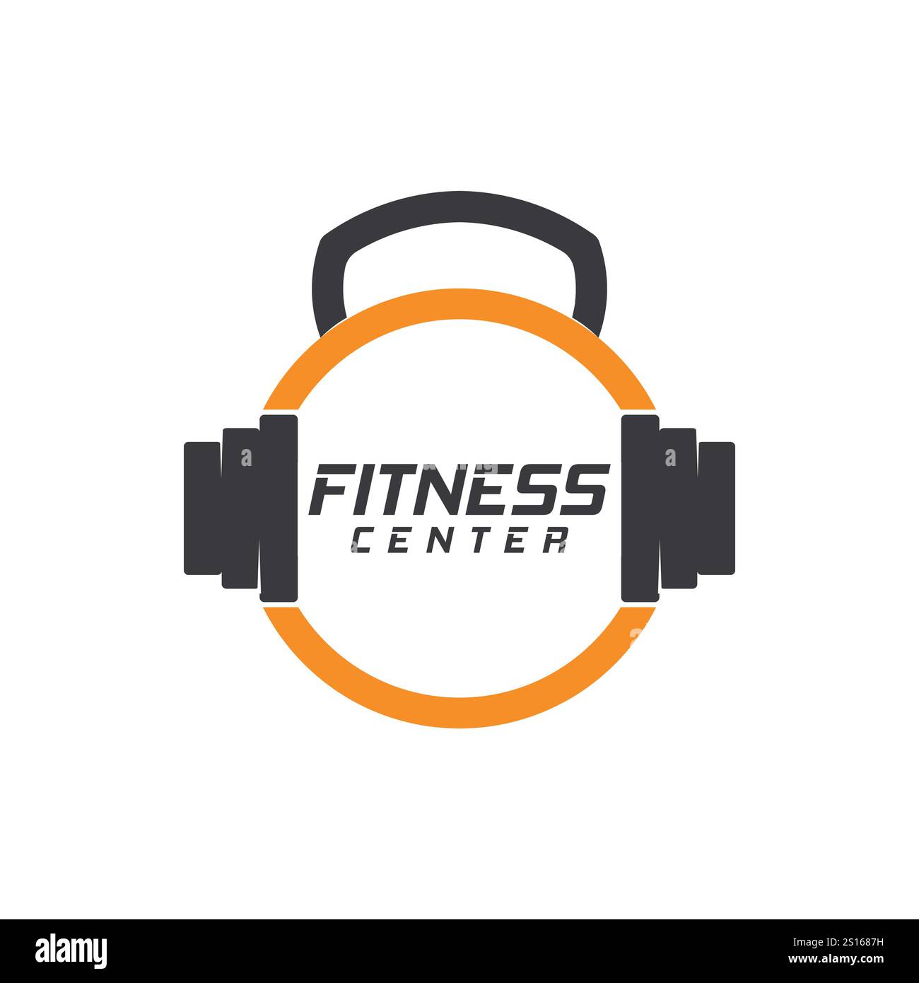 Illustration vectorielle de modèle de conception de logo de fitness Gym Illustration de Vecteur
