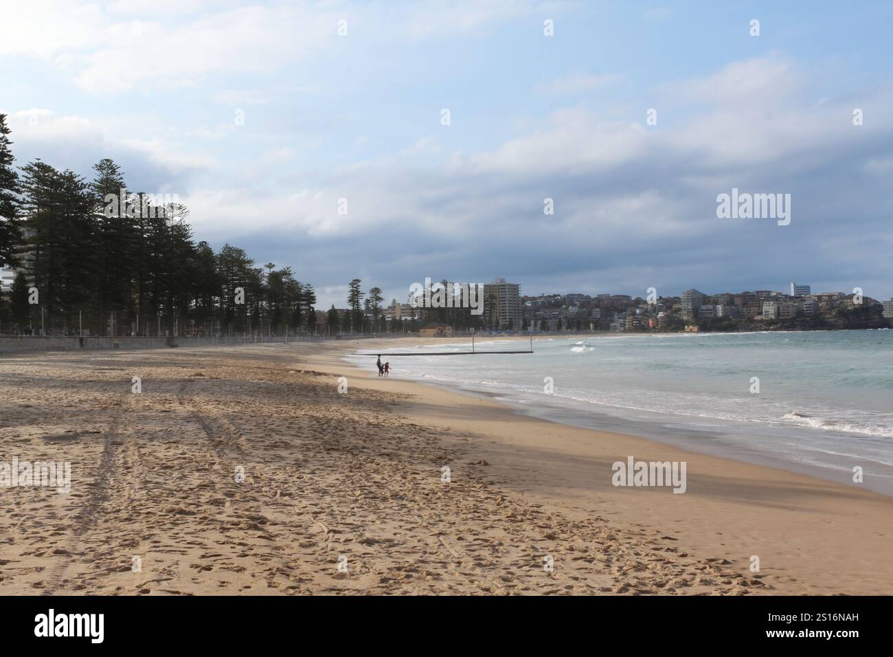 Soirée tranquille à Bondi Beach à Sydney Banque D'Images