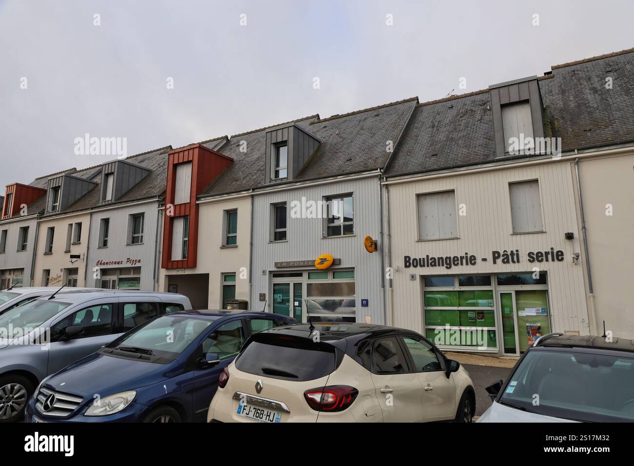 Poste et boulangerie Chanceaux sur Choisille Indre-et-Loire France janvier 2025 Banque D'Images