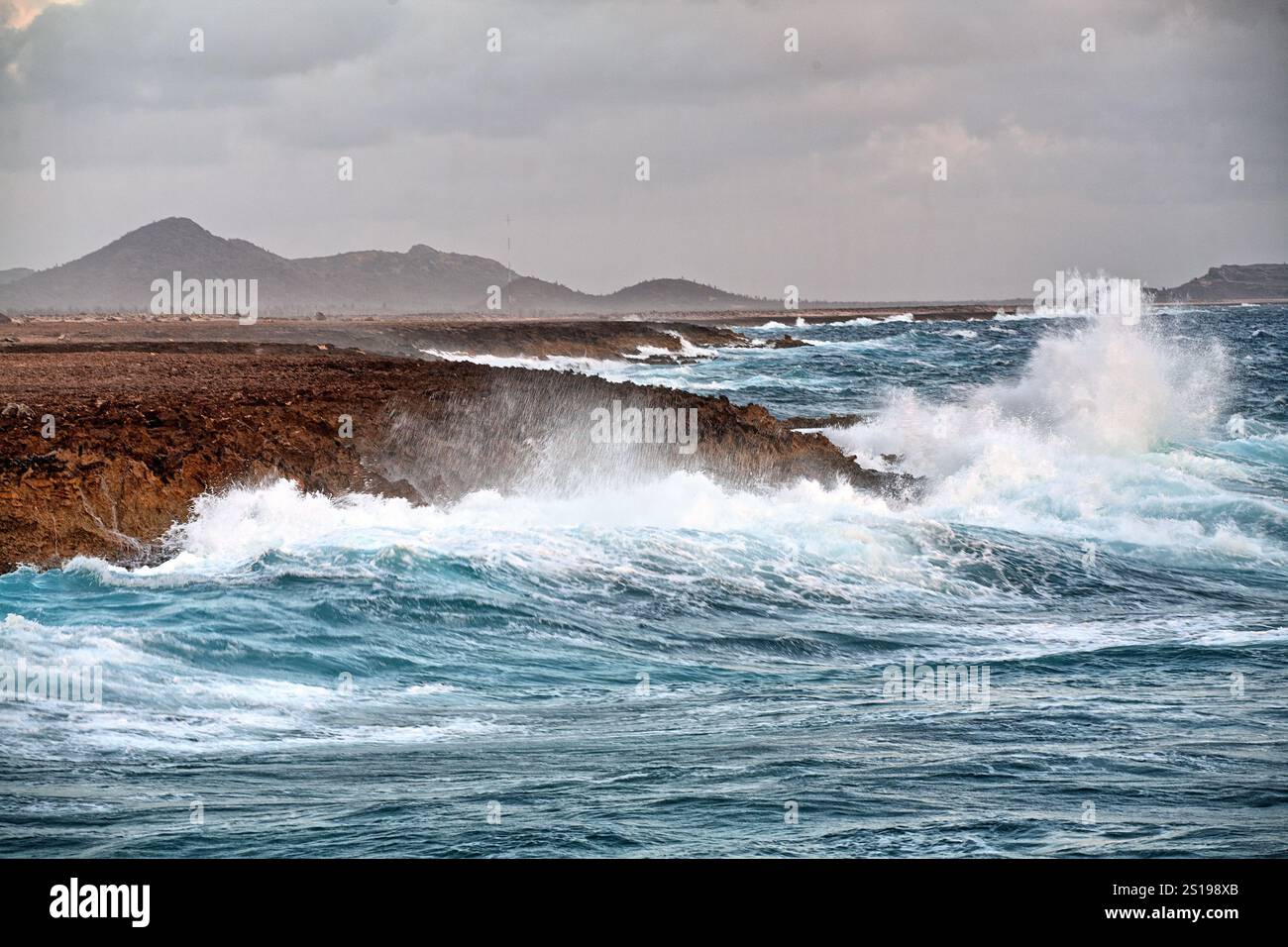 Le parc national de Washington Slagbaai est un parc national et une réserve écologique situé dans la partie nord-ouest de l'île de Bonaire dans les Caraïbes Netherl Banque D'Images
