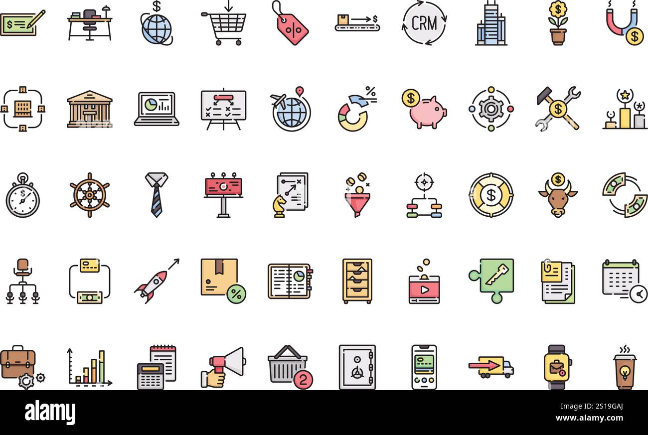 Collection d'icônes vectorielles de haute qualité avec contour modifiable. Idéal pour les projets professionnels et créatifs. Illustration de Vecteur