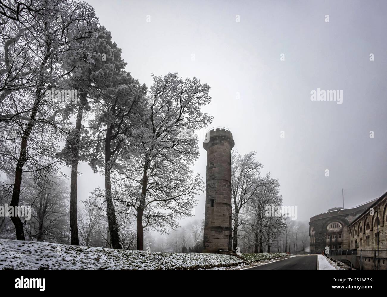 Bundesfestung Ulm. IM 19. Jahrhunderts War sie die größte millitärische Befestigungsanlage en Europe. // 30.12.2024 : Ulm, Bade-Württemberg, Deutschland *** forteresse fédérale Ulm au XIXe siècle, c'était la plus grande fortification militaire d'Europe 30 12 2024 Ulm, Bade-Württemberg, Allemagne Banque D'Images