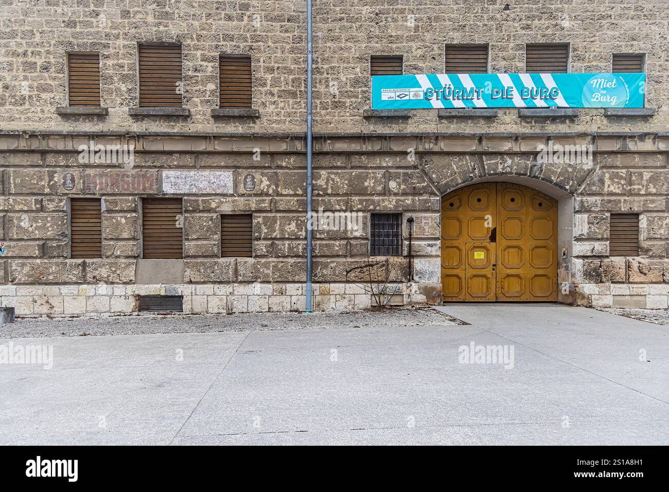 Wilhelmsburg. Bundesfestung Ulm. IM 19. Jahrhunderts War sie die größte millitärische Befestigungsanlage en Europe. // 30.12.2024 : Ulm, Bade-Württemberg, Deutschland *** forteresse fédérale de Wilhelmsburg Ulm au XIXe siècle, c'était la plus grande fortification militaire d'Europe 30 12 2024 Ulm, Bade-Württemberg, Allemagne Banque D'Images