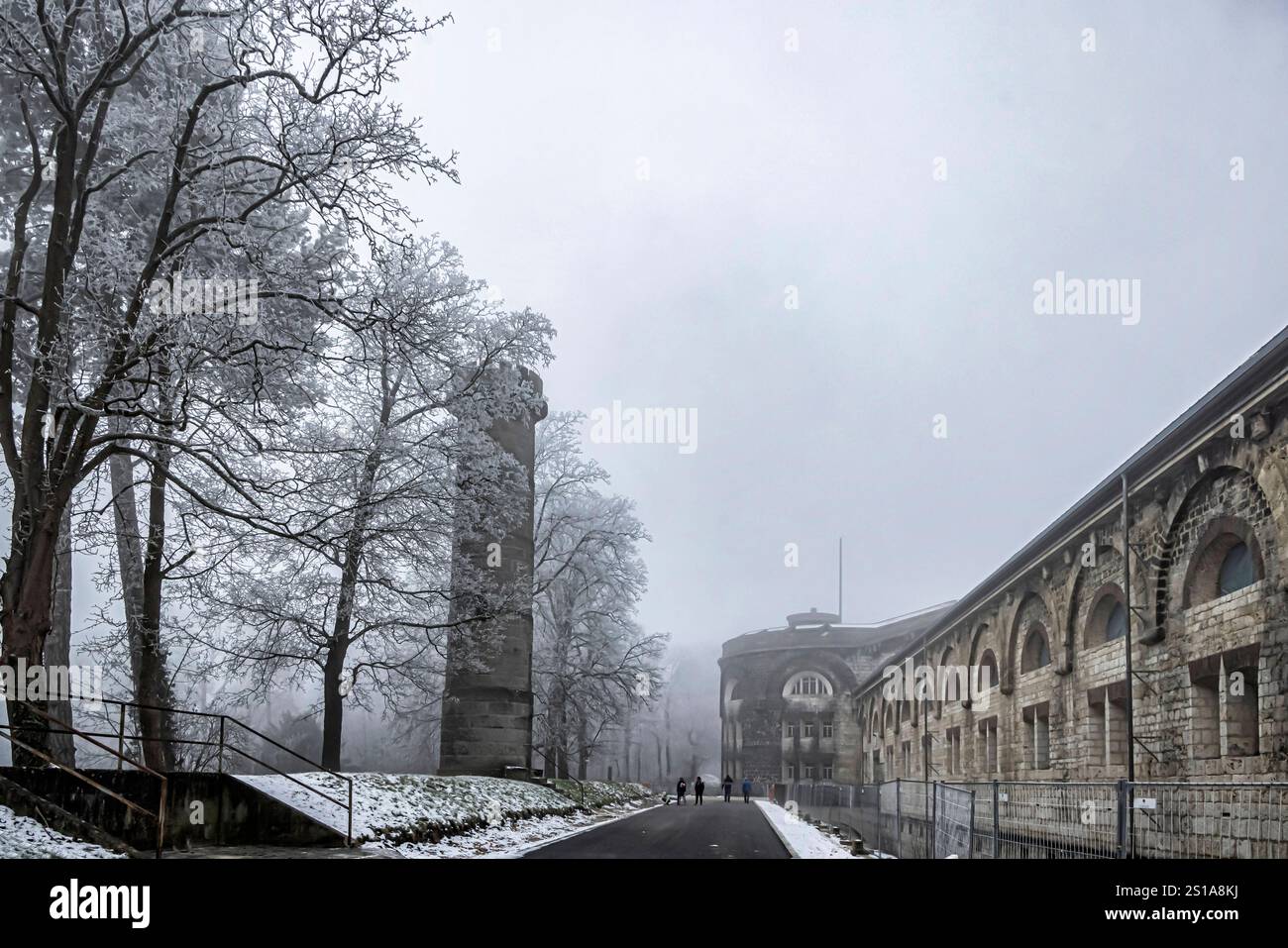 Bundesfestung Ulm. IM 19. Jahrhunderts War sie die größte millitärische Befestigungsanlage en Europe. // 30.12.2024 : Ulm, Bade-Württemberg, Deutschland *** forteresse fédérale Ulm au XIXe siècle, c'était la plus grande fortification militaire d'Europe 30 12 2024 Ulm, Bade-Württemberg, Allemagne Banque D'Images