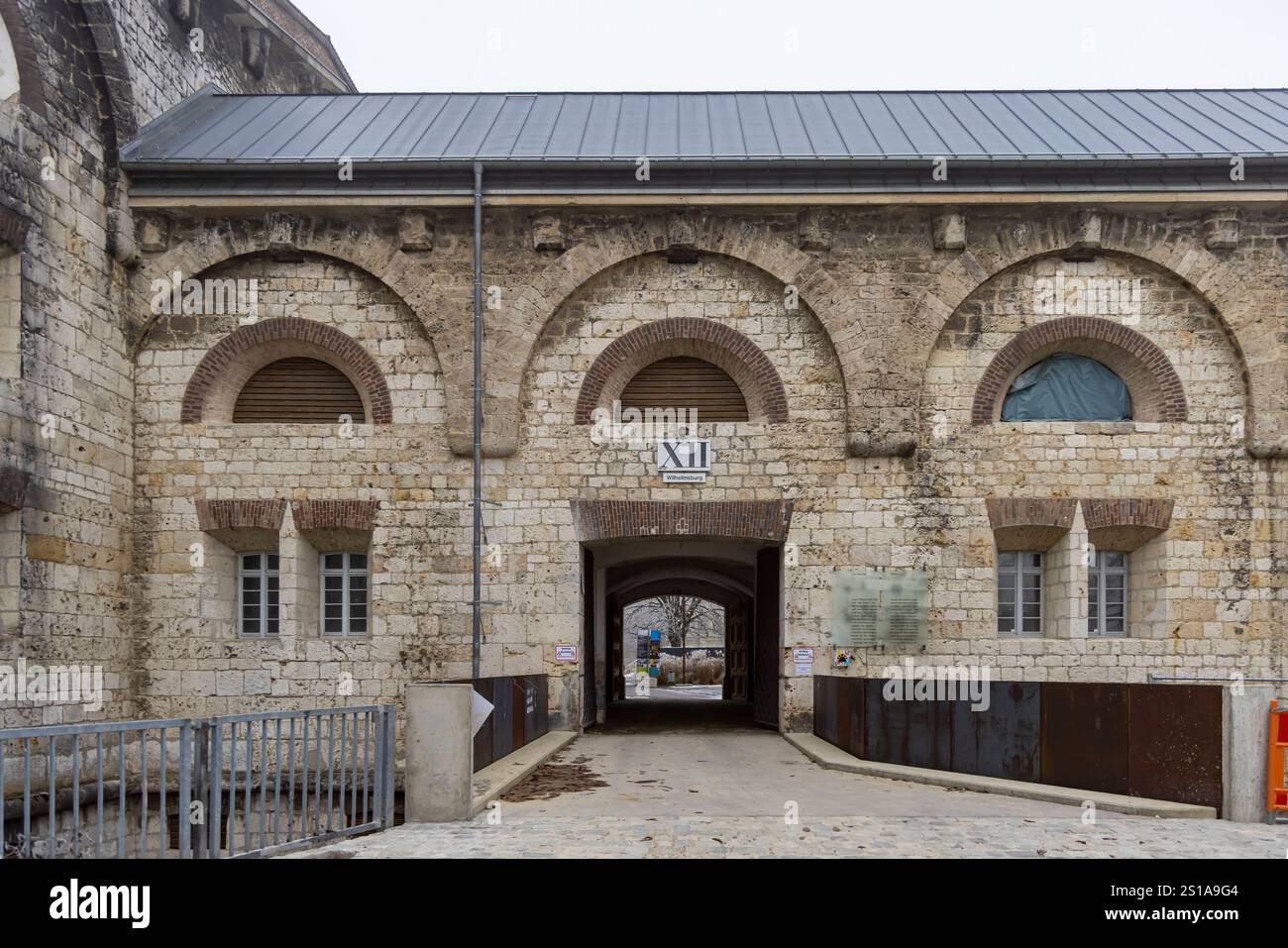 Wilhelmsburg. Bundesfestung Ulm. IM 19. Jahrhunderts War sie die größte millitärische Befestigungsanlage en Europe. // 30.12.2024 : Ulm, Bade-Württemberg, Deutschland *** forteresse fédérale de Wilhelmsburg Ulm au XIXe siècle, c'était la plus grande fortification militaire d'Europe 30 12 2024 Ulm, Bade-Württemberg, Allemagne Banque D'Images