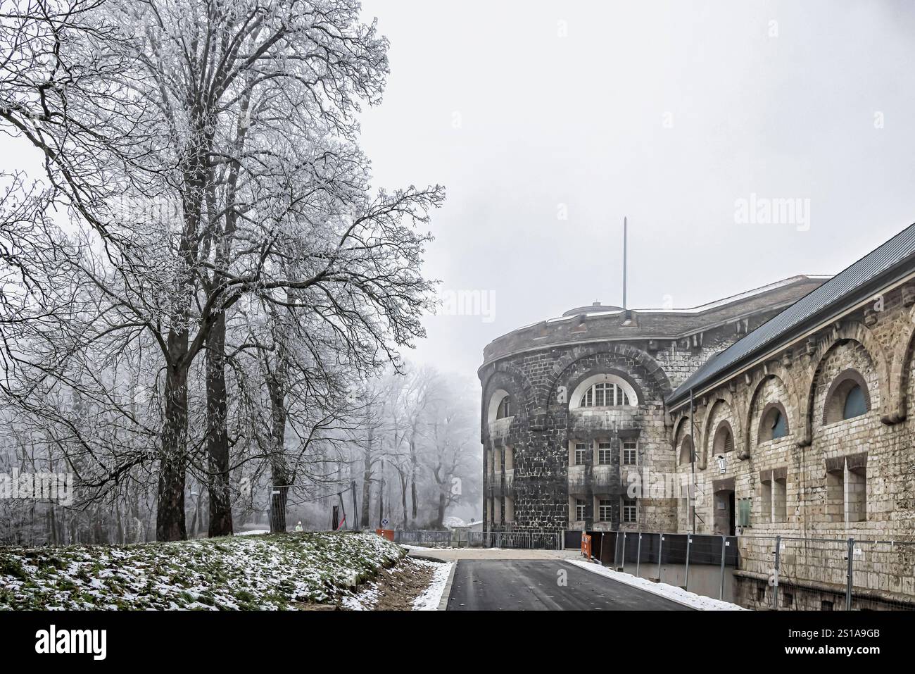 Wilhelmsburg. Bundesfestung Ulm. IM 19. Jahrhunderts War sie die größte millitärische Befestigungsanlage en Europe. // 30.12.2024 : Ulm, Bade-Württemberg, Deutschland *** forteresse fédérale de Wilhelmsburg Ulm au XIXe siècle, c'était la plus grande fortification militaire d'Europe 30 12 2024 Ulm, Bade-Württemberg, Allemagne Banque D'Images
