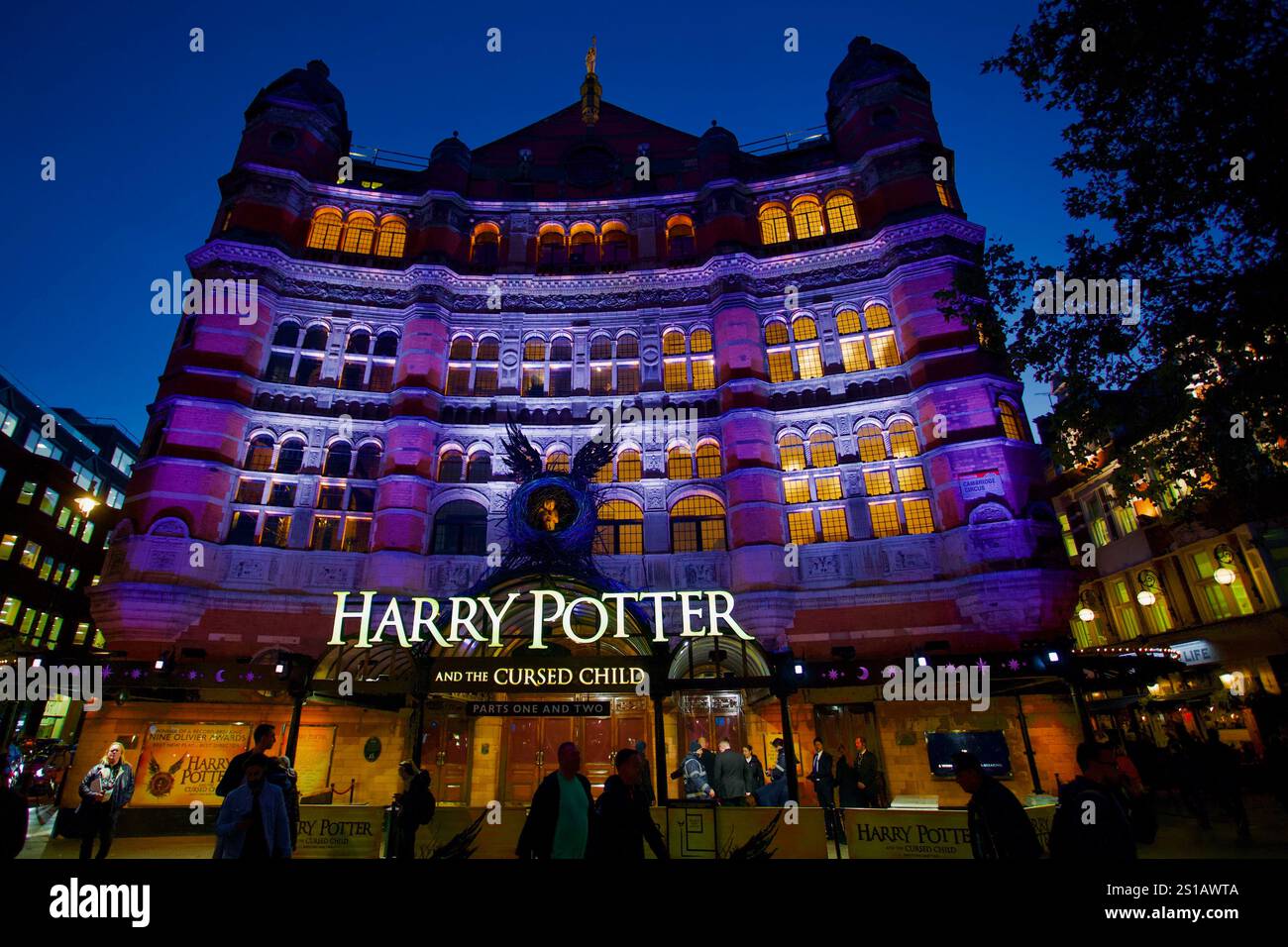 Harry Potter et l'enfant maudit, Palace Theatre, Cambridge Circus, City of Westminster, Londres, Angleterre. Banque D'Images