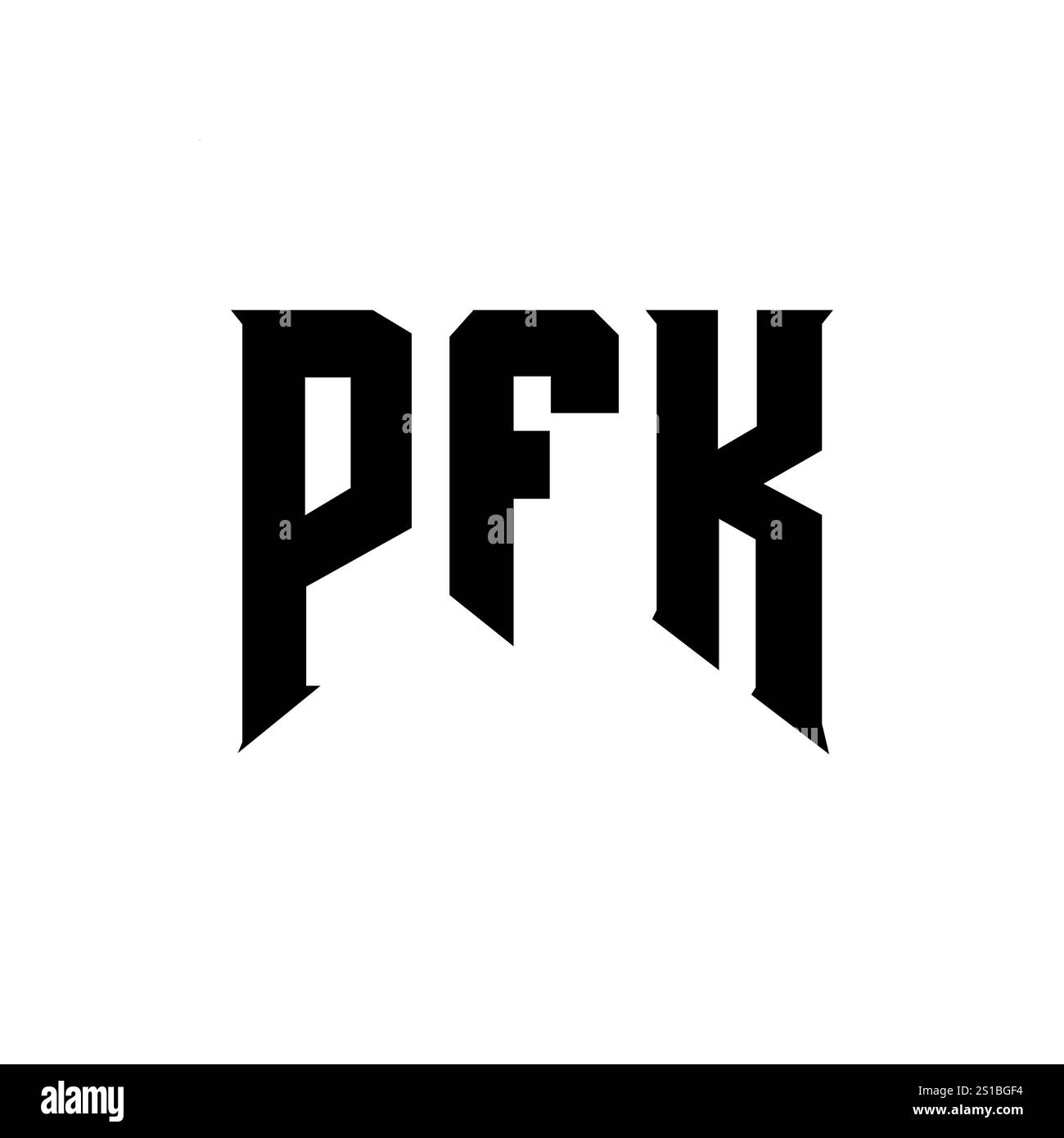 Logo d'entreprise pfk Banque d'images vectorielles - Alamy