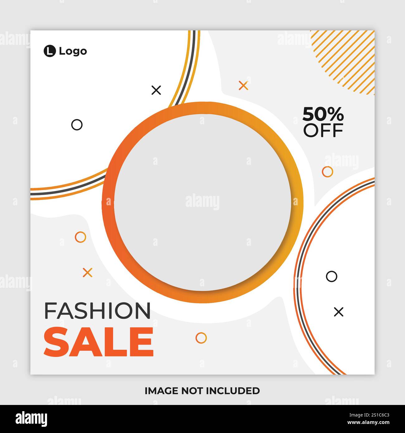 Modèle de publication ou de bannière de médias sociaux de vente Illustration de Vecteur