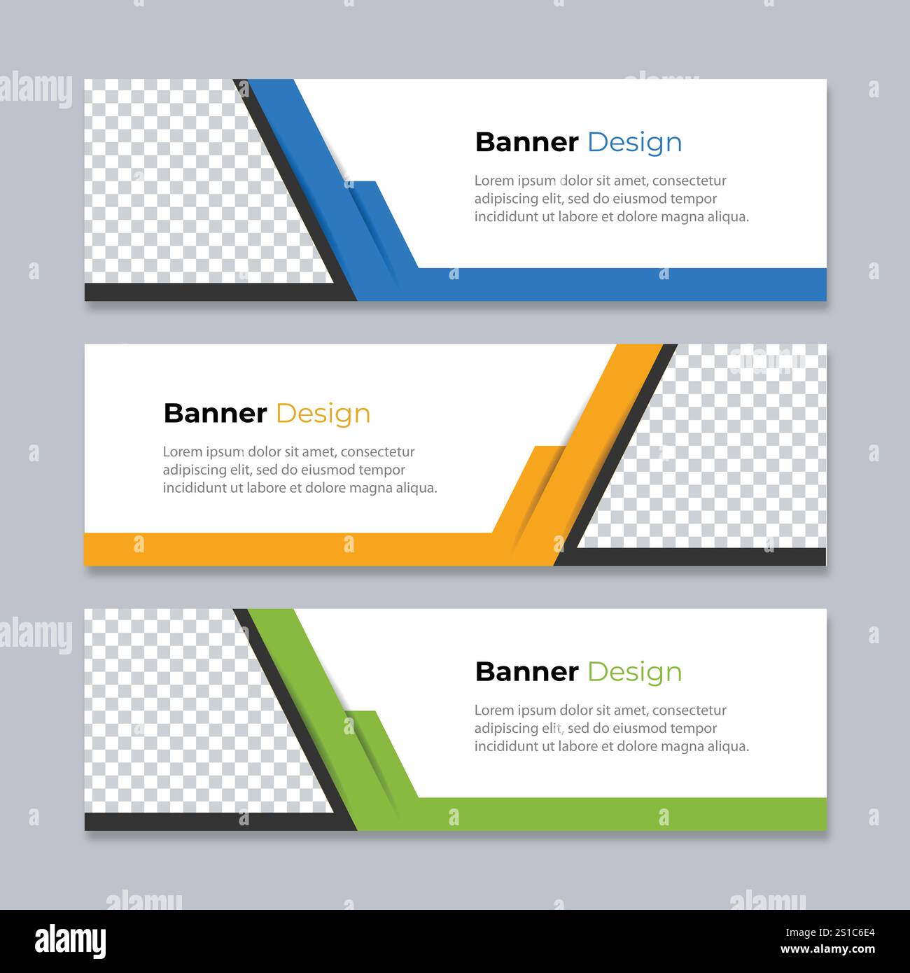 Modèle web moderne de bannière abstraite de vecteur - vecteur Illustration de Vecteur