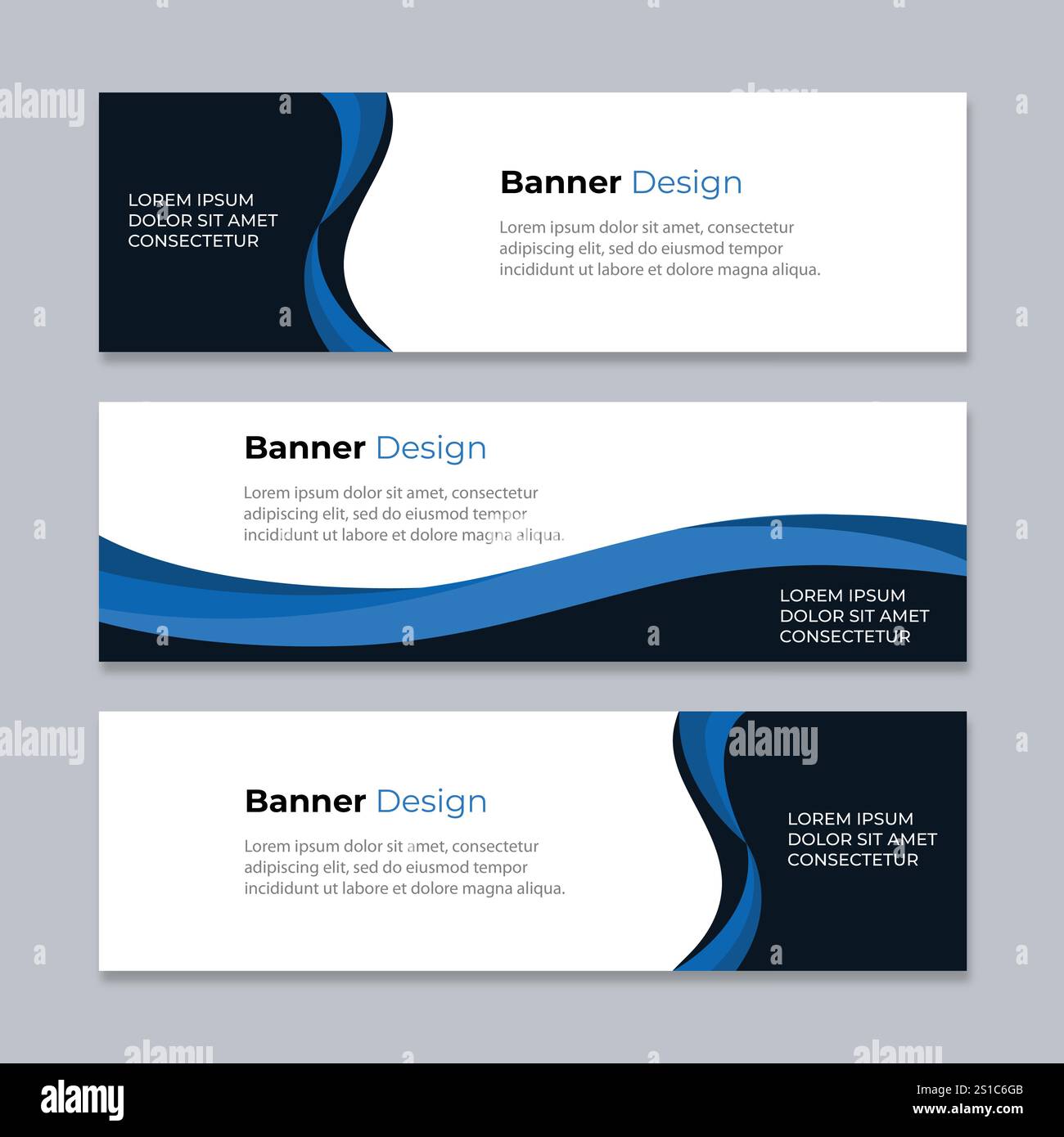 Modèle web moderne de bannière abstraite de vecteur - vecteur Illustration de Vecteur