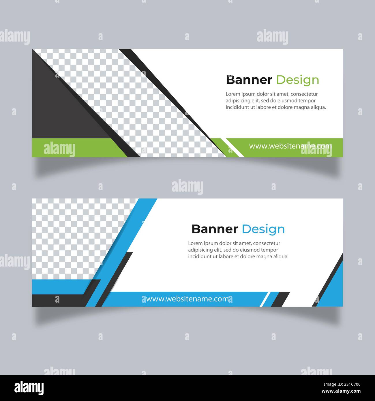 Modèle web moderne de bannière abstraite de vecteur - vecteur Illustration de Vecteur