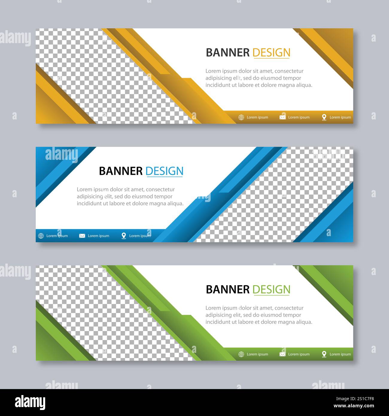 Modèle web moderne de bannière abstraite de vecteur - vecteur Illustration de Vecteur