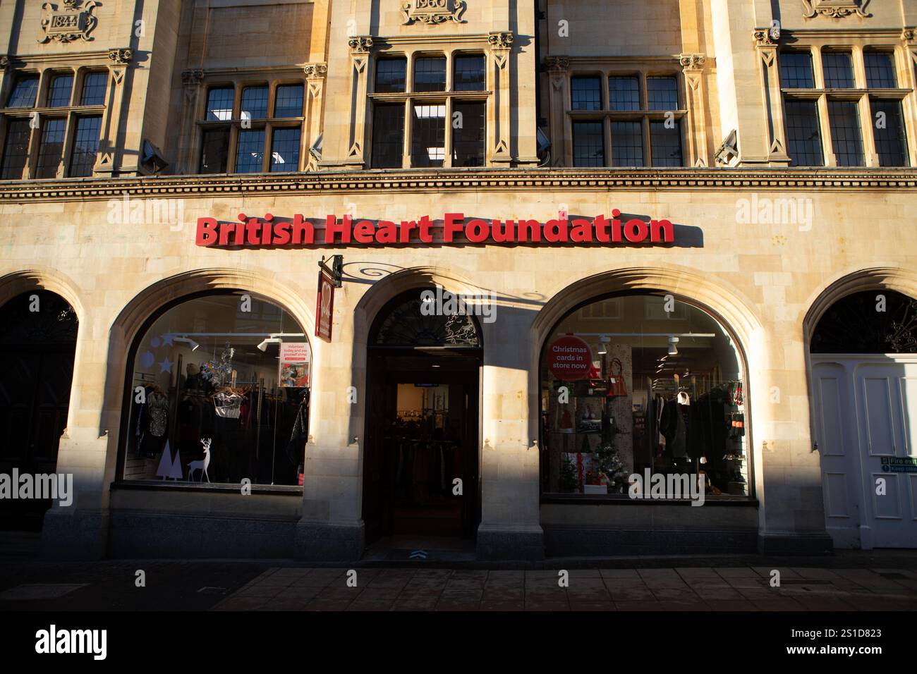 Boutique de la British Heart Foundation, Norwich Banque D'Images