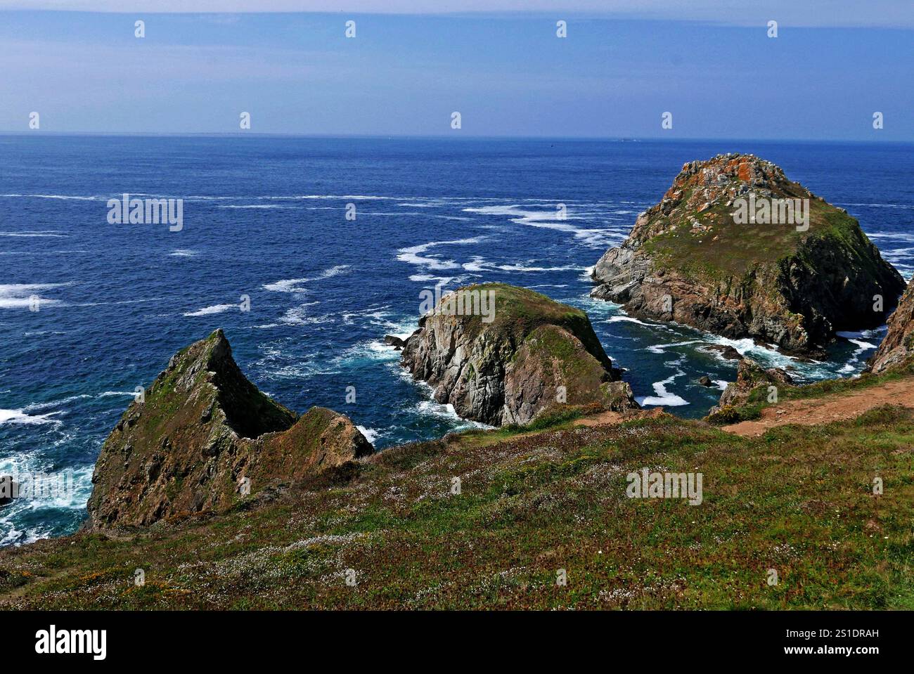 Pointe du Van, Finistère, Bretagne, France, Europe Banque D'Images