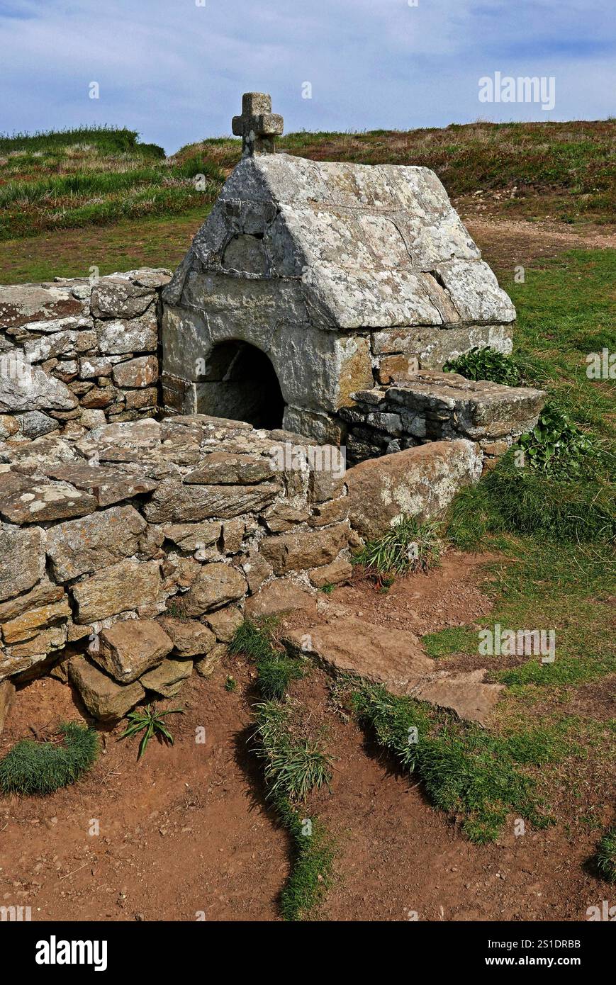 Pointe du Van, Finistère, Bretagne, France, Europe Banque D'Images