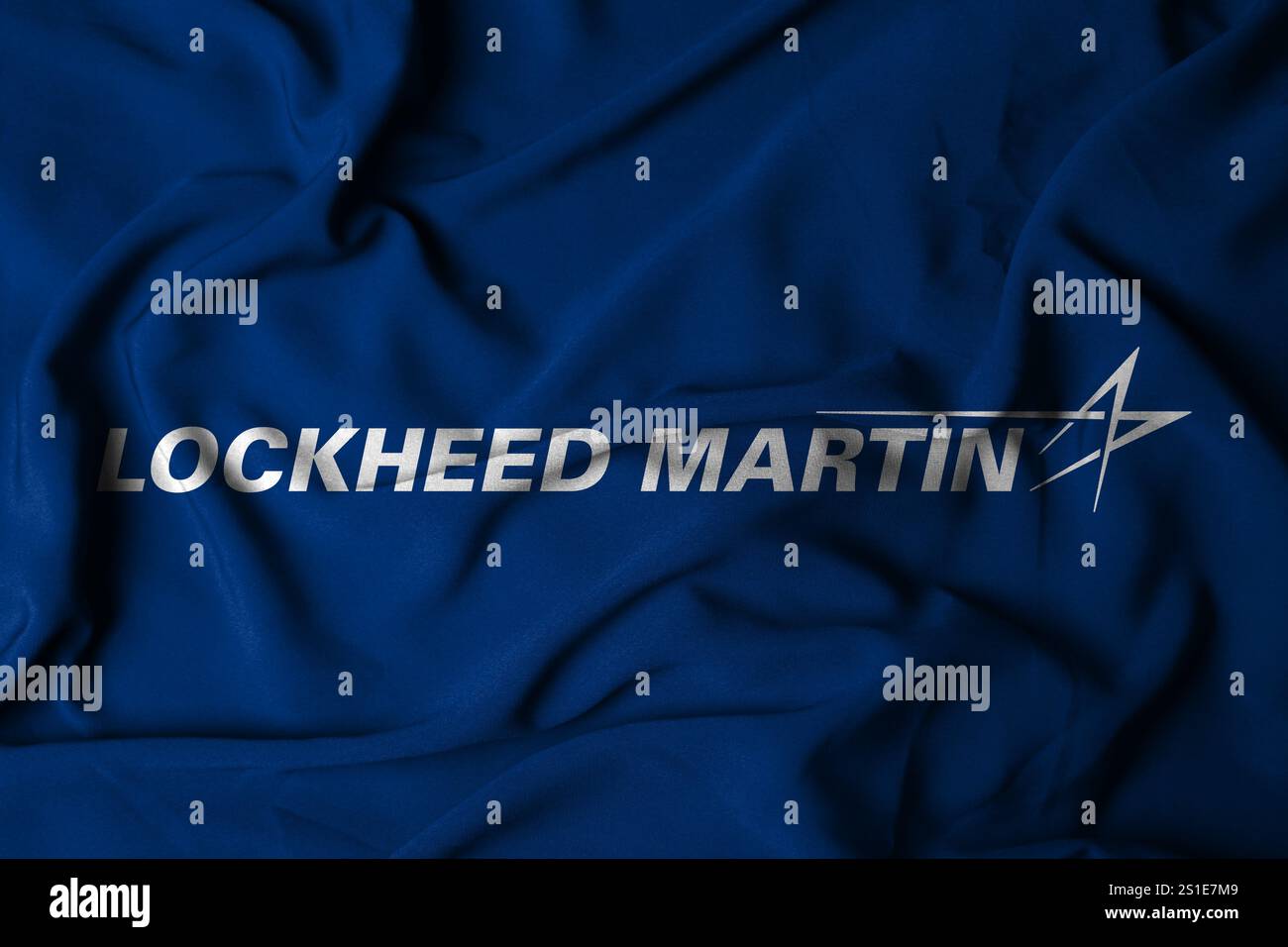 Pringsewu, lampung ; 03 janvier 2025 ; logo flag texture Lockheed Martin est un important entrepreneur de défense aux états-unis, dont le siège social est à Bethesda. Banque D'Images Pringsewu, lampung ; 03 janvier 2025 ; logo flag texture Lockheed Martin est un important entrepreneur de défense aux états-unis, dont le siège social est à Bethesda. Banque D'Images