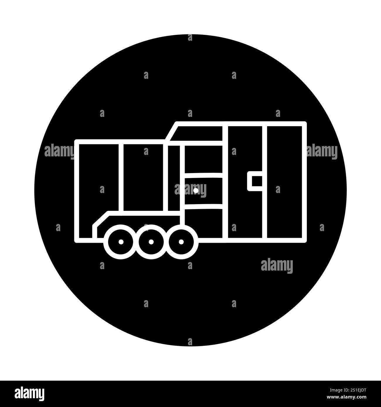 Illustration de la ligne noire du chasse-neige. Machine de déneigement. Contour modifiable. Illustration de Vecteur