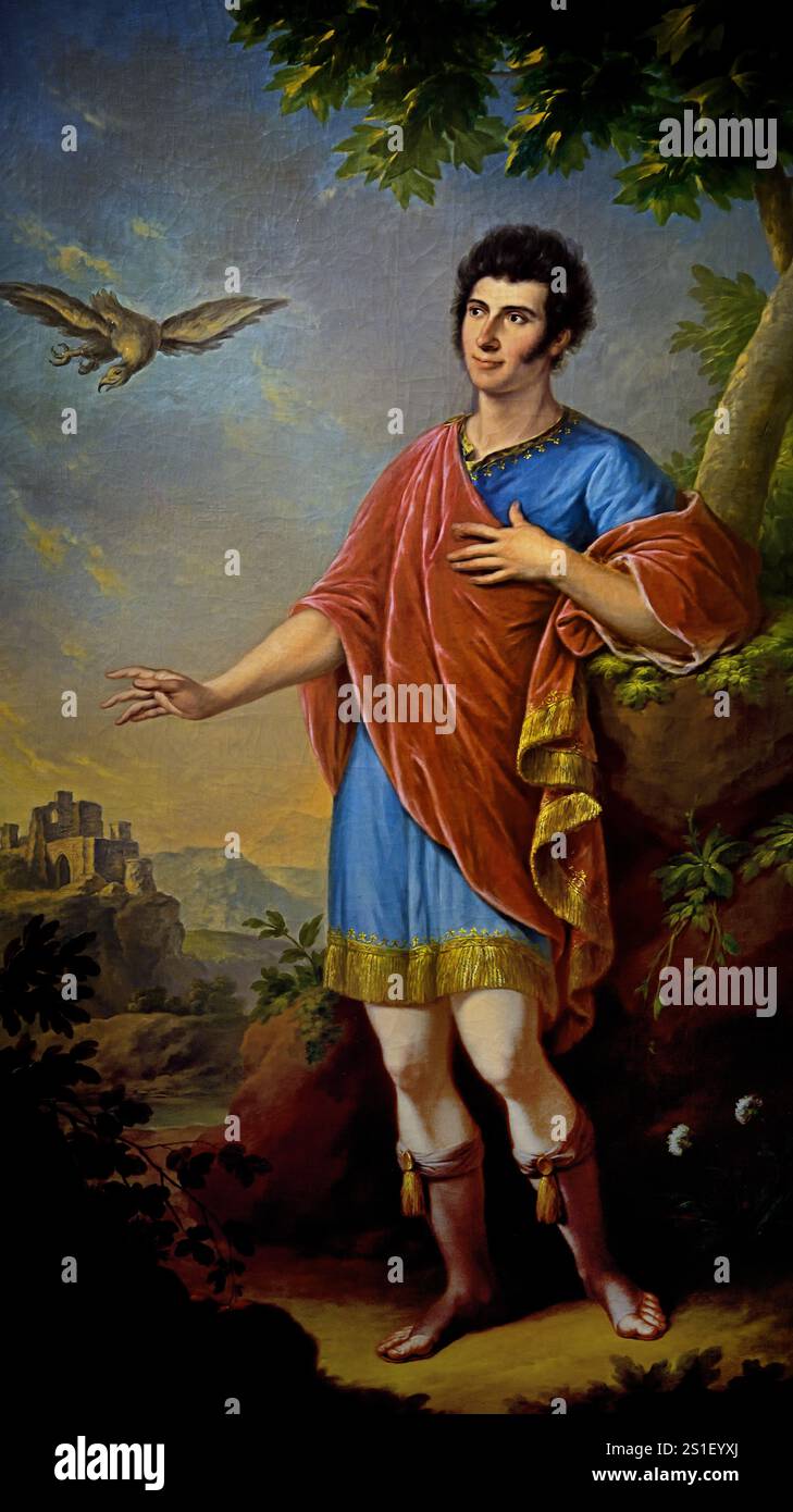 Josef Barkfieder citoyen de Pest 1815 Janos Donat, 1744-1830, Musée des Beaux-Arts, Hongrois, Hongrie, Banque D'Images