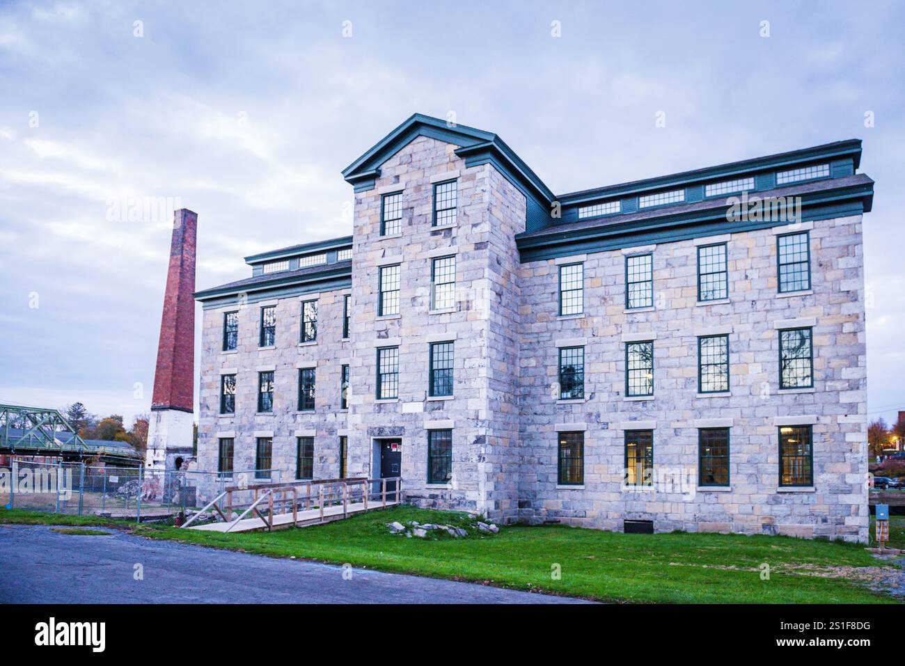 Seneca Falls, NY États-Unis - 9 novembre 2017 : façade extérieure du National Women's Hall of Fame à Seneca Falls, New York. Banque D'Images
