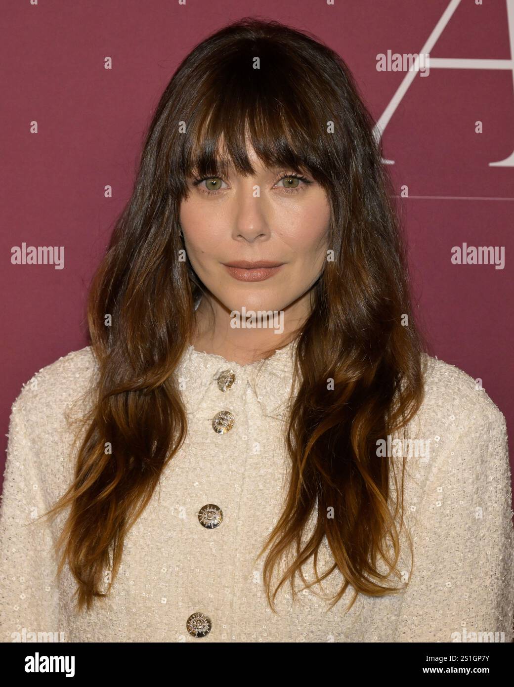 3 janvier 2025, Beverly Hills, Californie, États-Unis : Elizabeth Olsen (crédit image : © Billy Bennight/ZUMA Press Wire) USAGE ÉDITORIAL SEULEMENT! Non destiné à UN USAGE commercial ! Banque D'Images