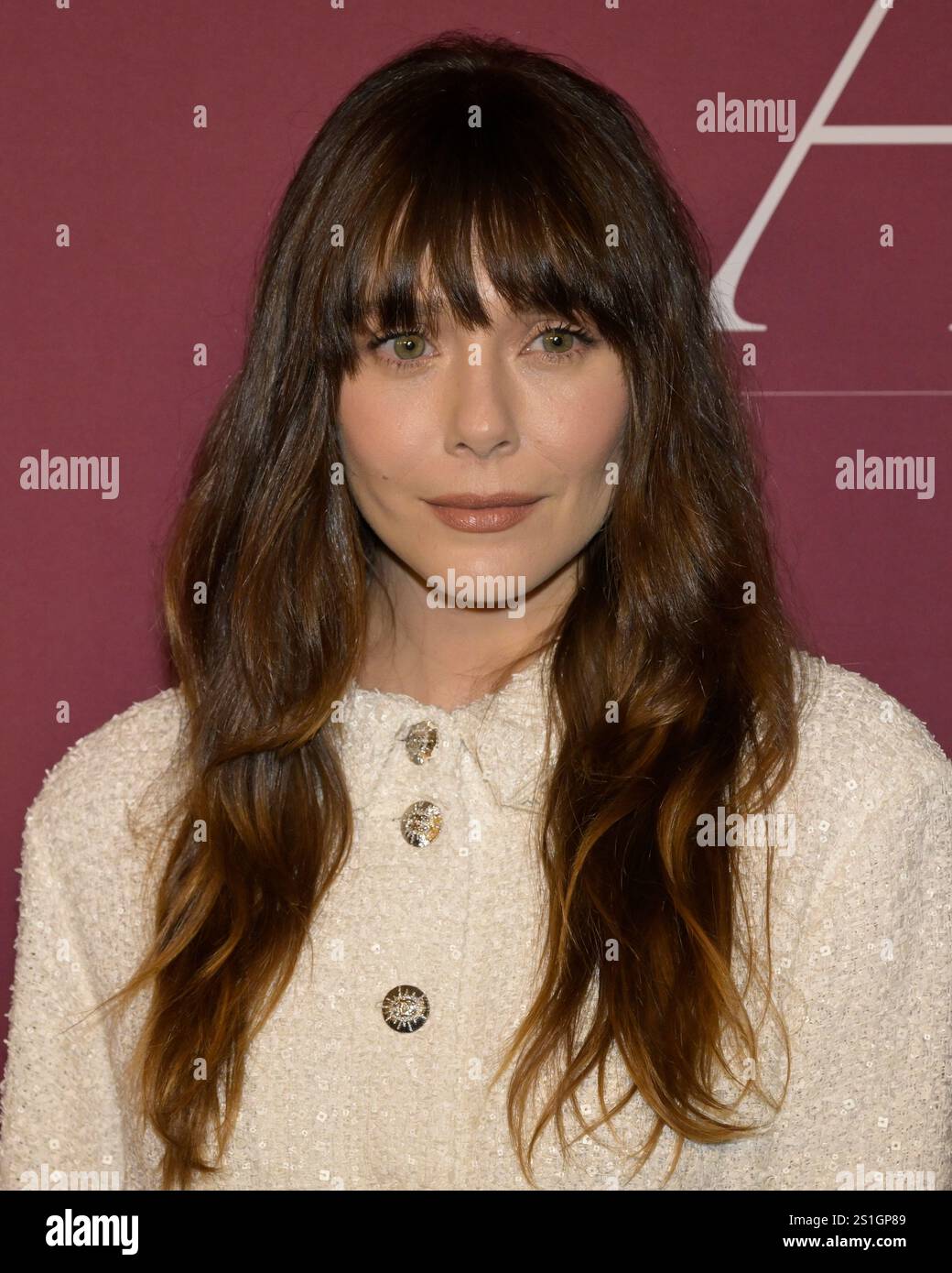 3 janvier 2025, Beverly Hills, Californie, États-Unis : Elizabeth Olsen (crédit image : © Billy Bennight/ZUMA Press Wire) USAGE ÉDITORIAL SEULEMENT! Non destiné à UN USAGE commercial ! Banque D'Images