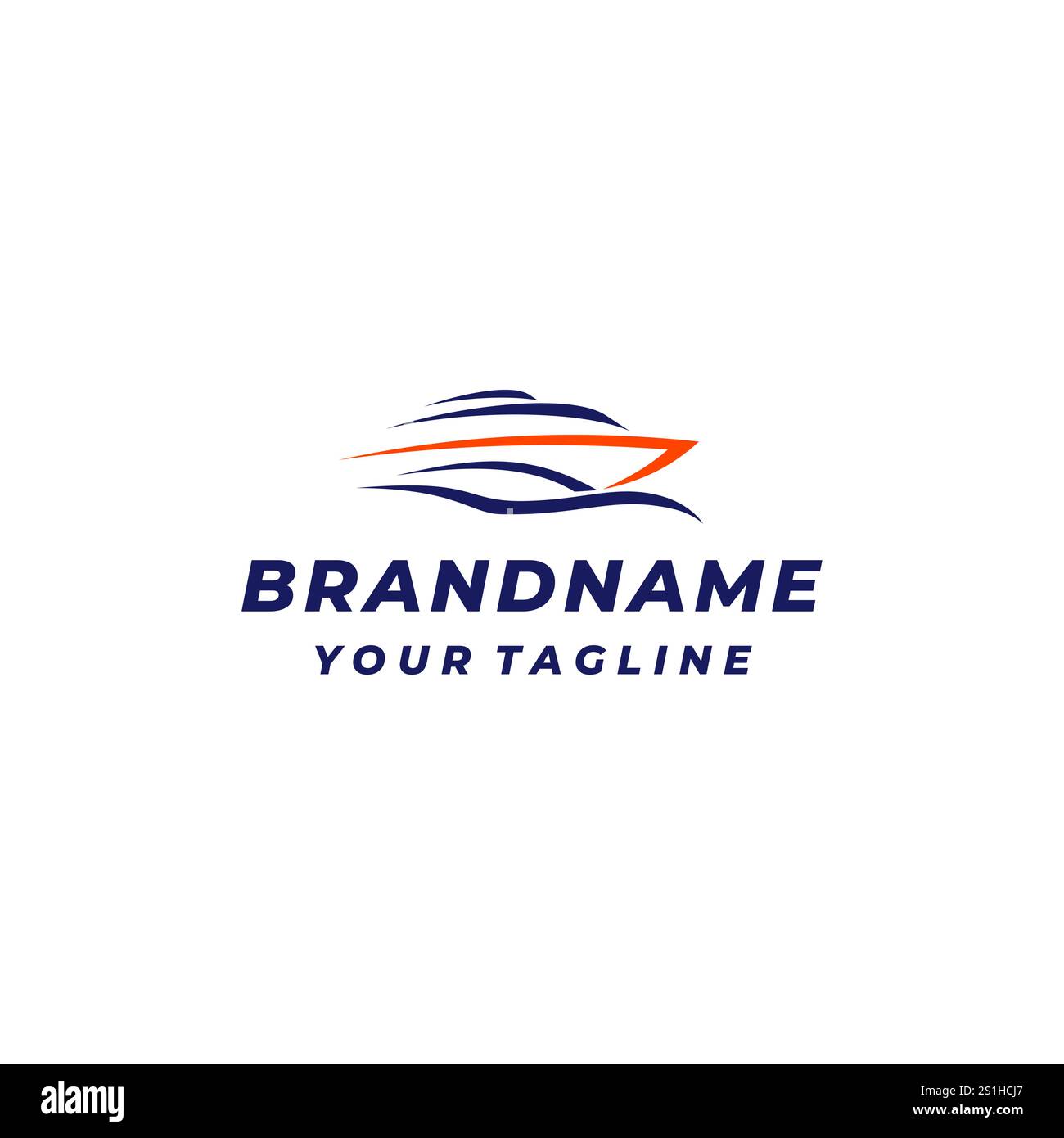 Silhouette lignes de Yacht et logo de voiture. Silhouettes simples de navires de croisière et conception de logo de voitures de course. Illustration de Vecteur