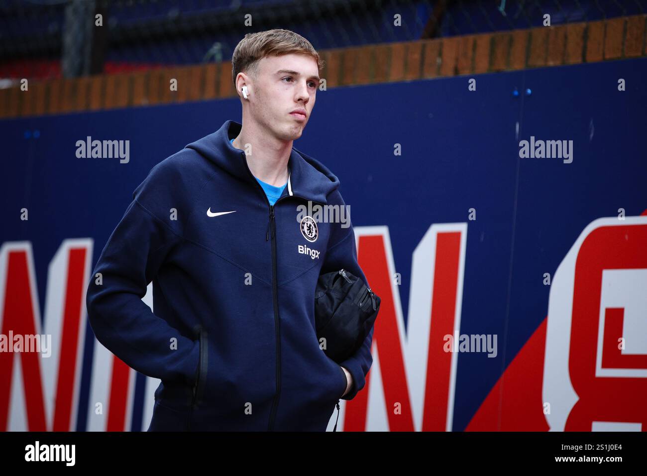 LONDRES, Royaume-Uni - 4 janvier 2025 : Cole Palmer de Chelsea arrive devant le match de premier League entre Crystal Palace FC et Chelsea FC à Selhurst Park (crédit : Craig Mercer/ Alamy Live News) Banque D'Images LONDRES, Royaume-Uni - 4 janvier 2025 : Cole Palmer de Chelsea arrive devant le match de premier League entre Crystal Palace FC et Chelsea FC à Selhurst Park (crédit : Craig Mercer/ Alamy Live News) Banque D'Images