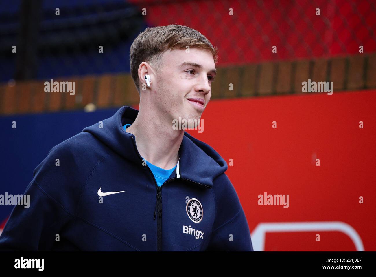 LONDRES, Royaume-Uni - 4 janvier 2025 : Cole Palmer de Chelsea arrive devant le match de premier League entre Crystal Palace FC et Chelsea FC à Selhurst Park (crédit : Craig Mercer/ Alamy Live News) Banque D'Images LONDRES, Royaume-Uni - 4 janvier 2025 : Cole Palmer de Chelsea arrive devant le match de premier League entre Crystal Palace FC et Chelsea FC à Selhurst Park (crédit : Craig Mercer/ Alamy Live News) Banque D'Images