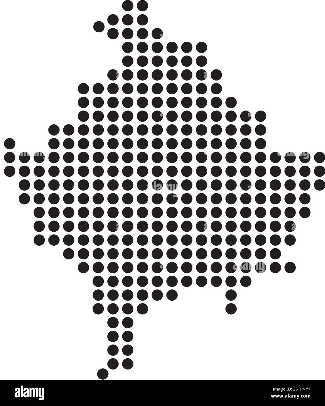 Icône de carte Kosovo illustration élément Design Illustration de Vecteur