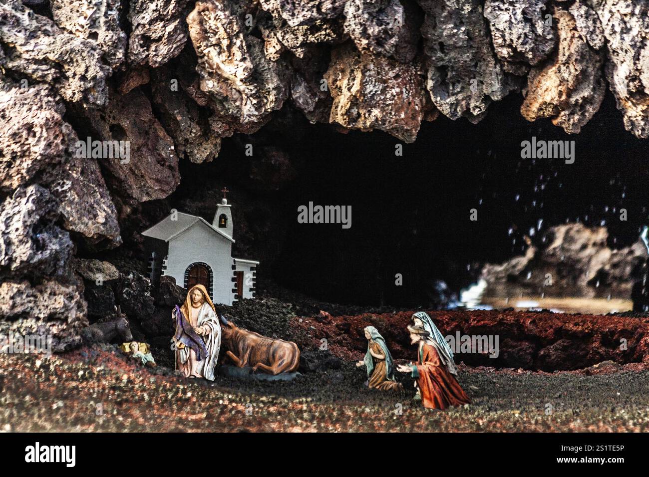 2016, Lanzarote, ESP, Espagne, Îles Canaries, îles Canaries, Océan Atlantique, Lanzarote, réserve de biosphère, volcan, volcanisme, île volcanique, île Banque D'Images