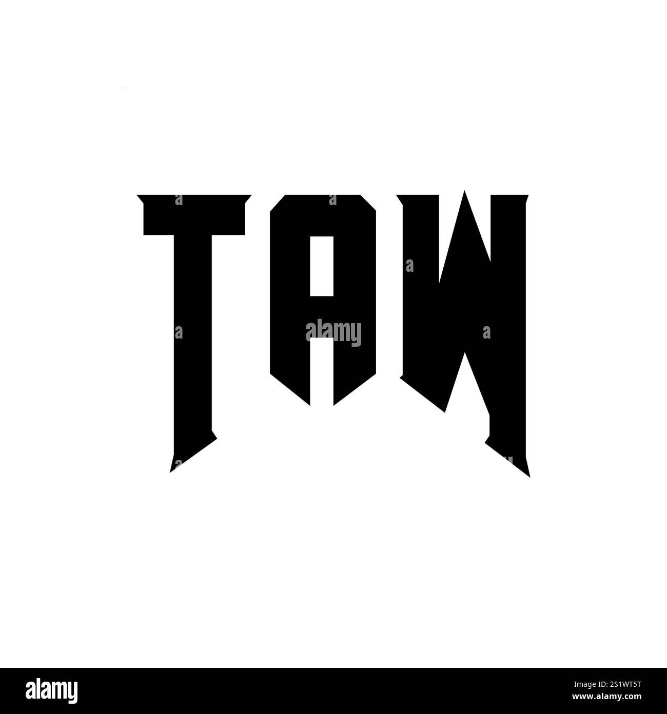 Logo taw Banque d'images vectorielles - Alamy