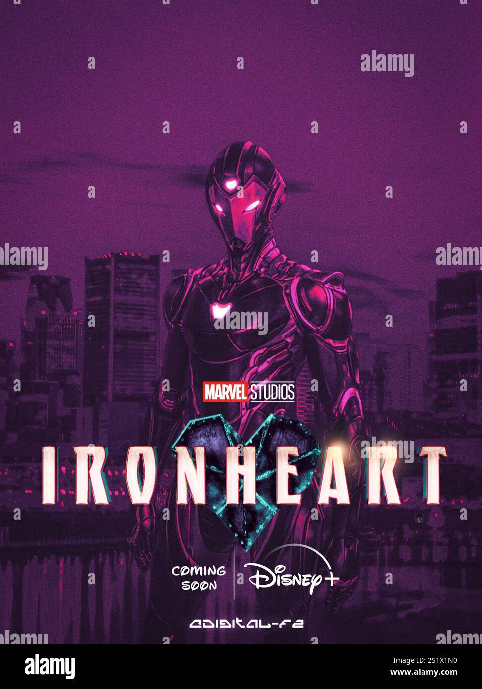 Affiche Ironheart Banque D'Images