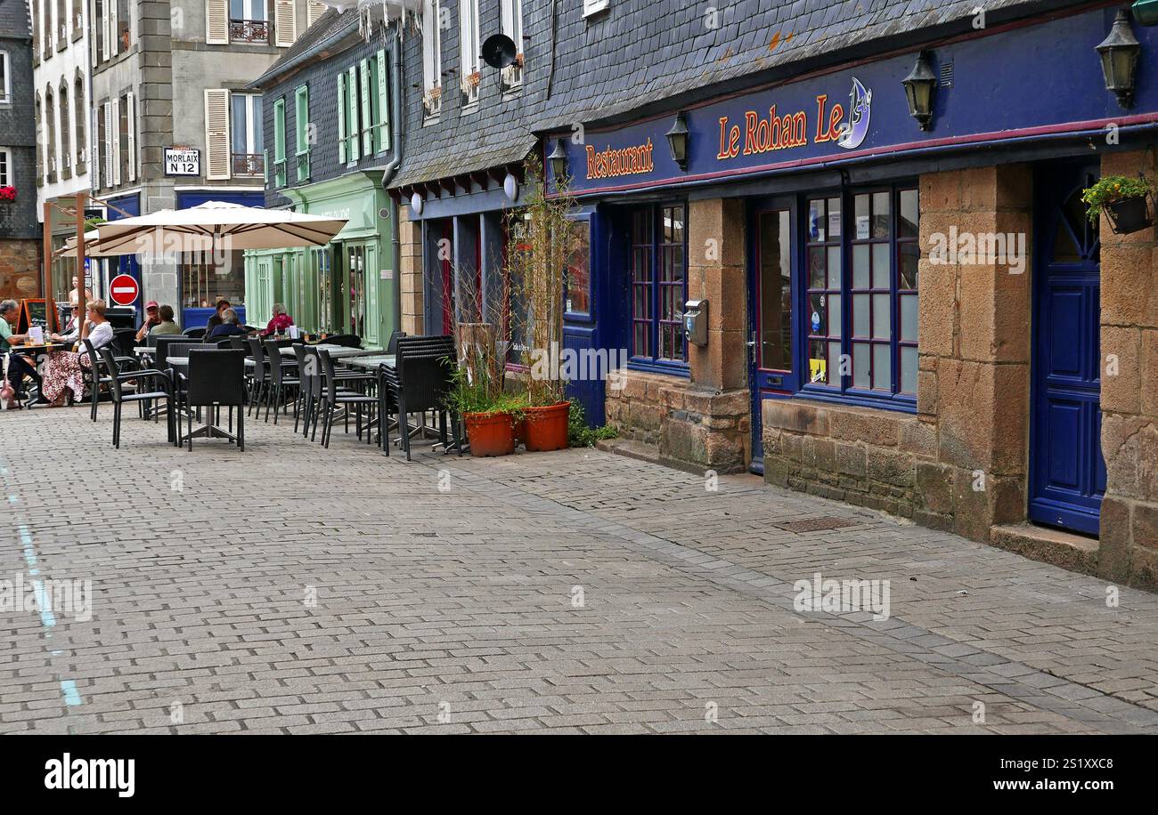 Landerneau, Rohan bridge, Finistère, Bretagne, France, Europe Banque D'Images