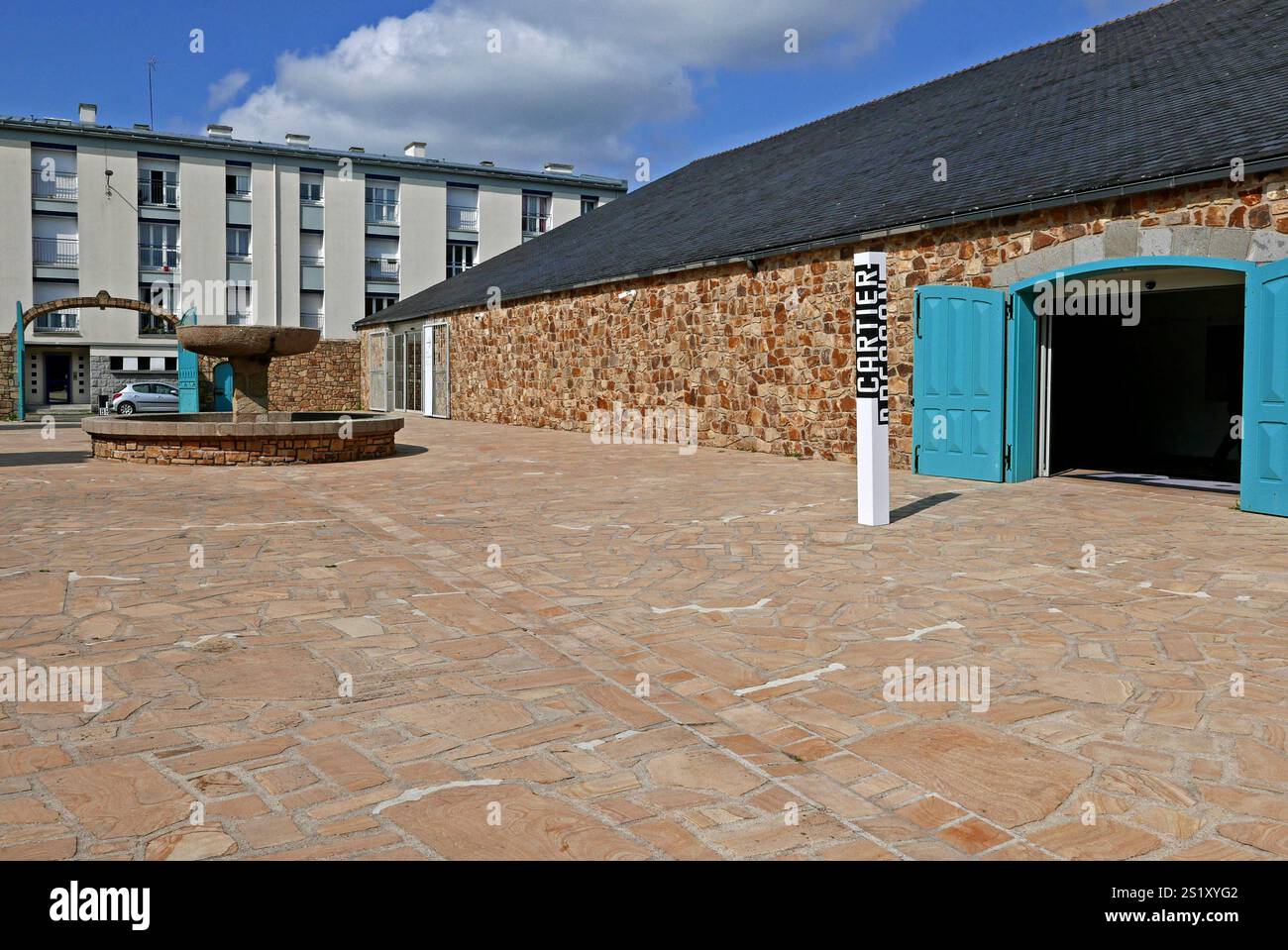 Exposition Henri Cartie-Bresson, Landerneau, Fonds Helene et Edouard Leclerc, Finistère, Bretagne, France, Europe Banque D'Images