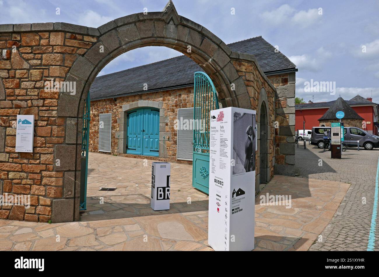 Exposition Henri Cartie-Bresson, Landerneau, Fonds Helene et Edouard Leclerc, Finistère, Bretagne, France, Europe Banque D'Images