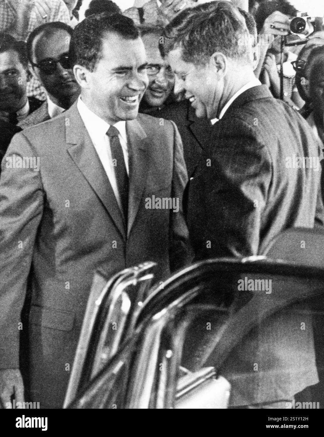 Richard Nixon et John F. Kennedy Banque D'Images