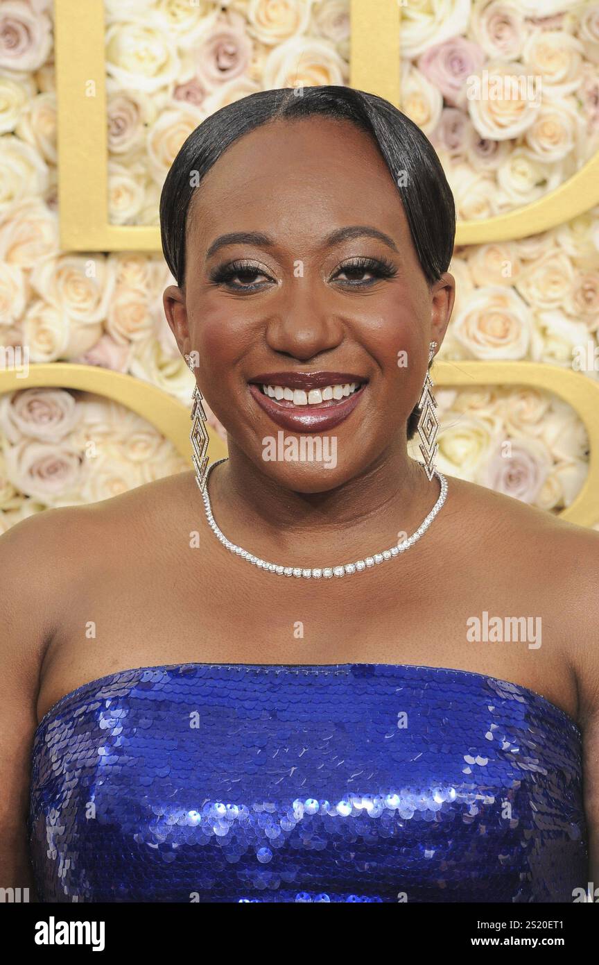CA. 05th Jan, 2025. Angelique Jackson aux arrivées pour la 82e Golden Globe Awards - part 1, Beverly Hilton Hotel, Beverly Hills, CA, janvier 05, 2025. crédit : Elizabeth Goodenough/Everett Collection/Alamy Live News Banque D'Images