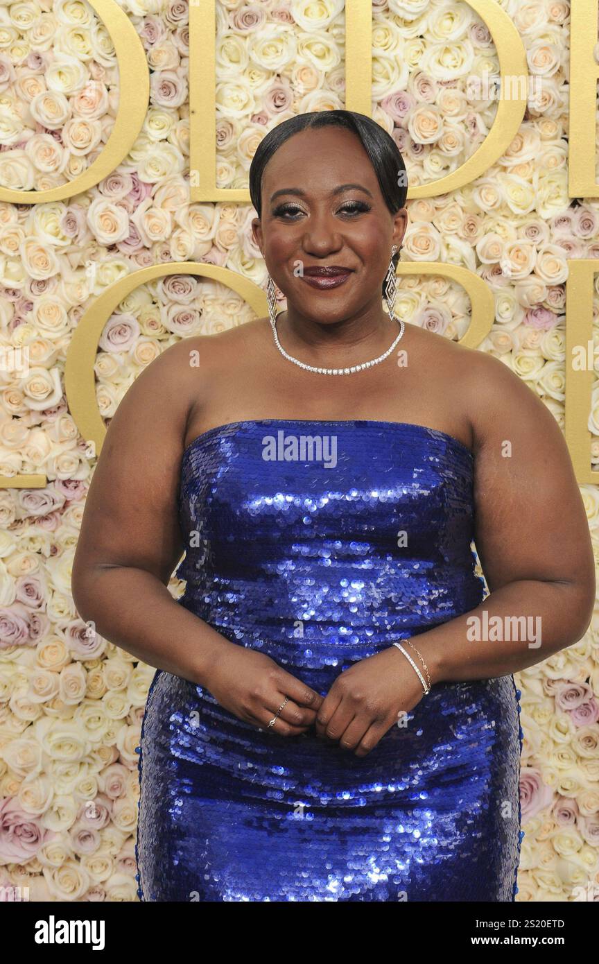 CA. 05th Jan, 2025. Angelique Jackson aux arrivées pour la 82e Golden Globe Awards - part 1, Beverly Hilton Hotel, Beverly Hills, CA, janvier 05, 2025. crédit : Elizabeth Goodenough/Everett Collection/Alamy Live News Banque D'Images