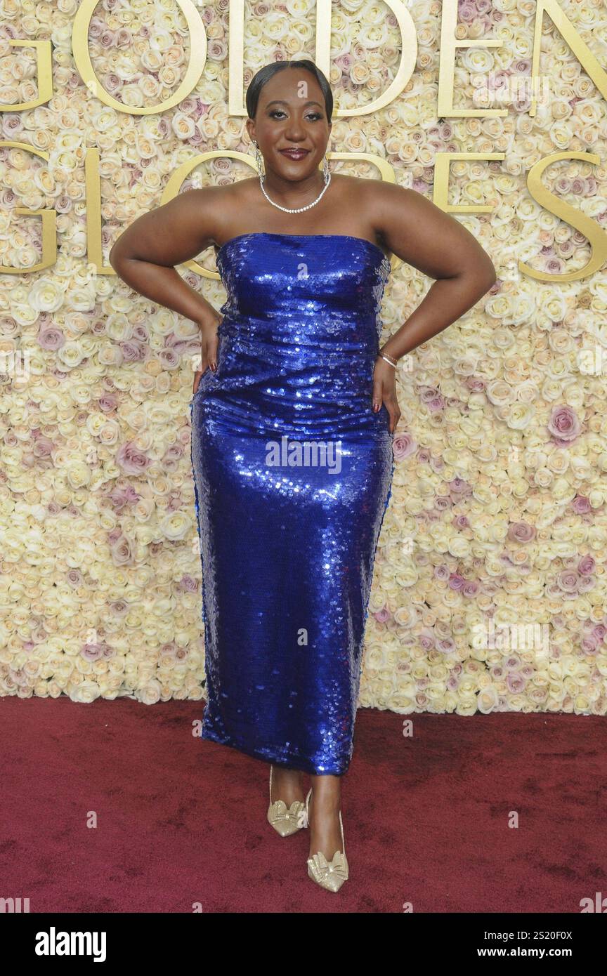 CA. 05th Jan, 2025. Angelique Jackson aux arrivées pour la 82e Golden Globe Awards - part 1, Beverly Hilton Hotel, Beverly Hills, CA, janvier 05, 2025. crédit : Elizabeth Goodenough/Everett Collection/Alamy Live News Banque D'Images