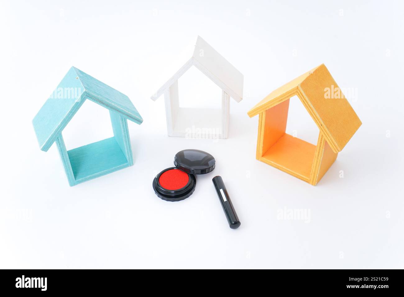 Immobilier, image contractuelle Banque D'Images