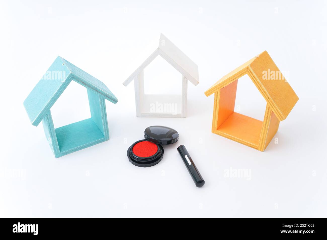 Immobilier, image contractuelle Banque D'Images