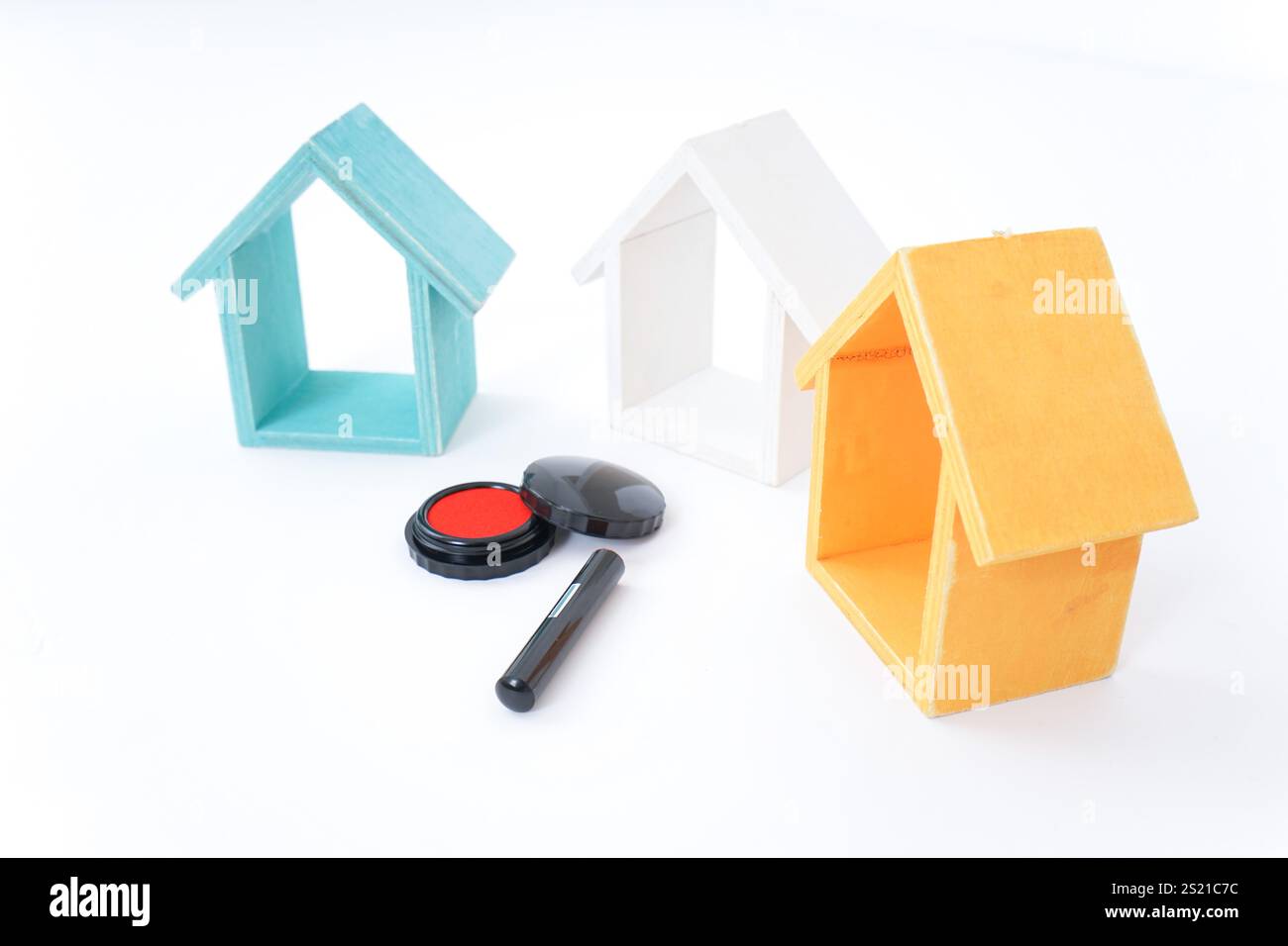 Immobilier, image contractuelle Banque D'Images