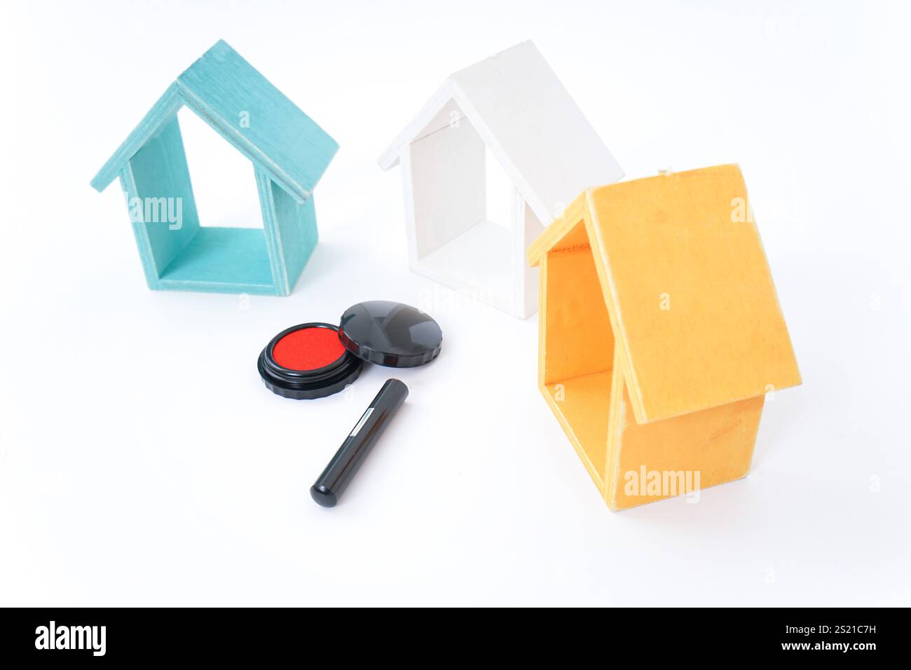 Immobilier, image contractuelle Banque D'Images