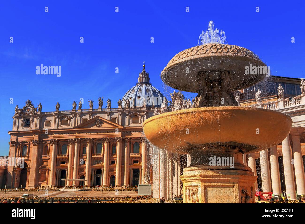 Italie, Rome, Basilique Saint-Pierre Autriche, Europe Banque D'Images