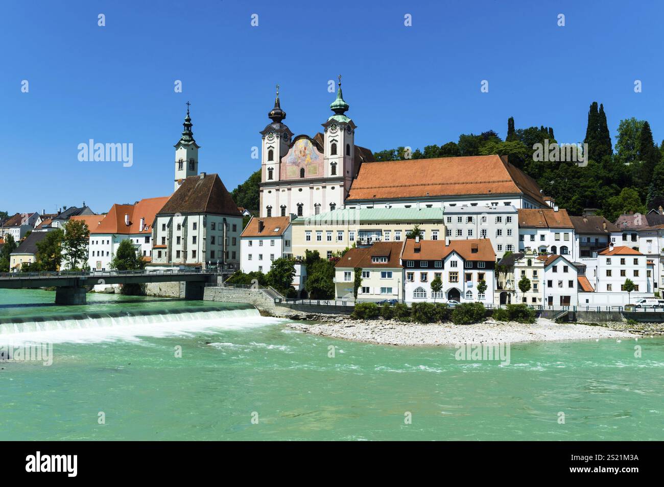 La vieille ville de Steyr en haute-Autriche. Autriche, Europe Autriche Banque D'Images