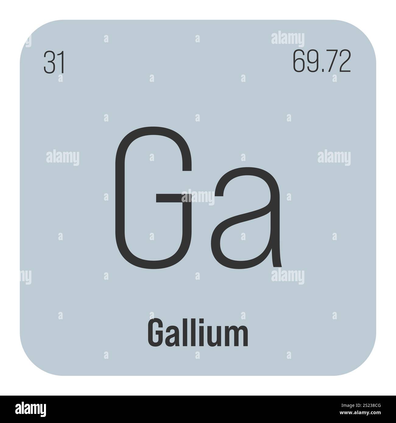 Francium, FR, élément de table périodique avec nom, symbole, numéro atomique et poids. Métal alcalin sans utilisation commerciale ou industrielle connue, mais utilisé dans la recherche scientifique. Illustration de Vecteur