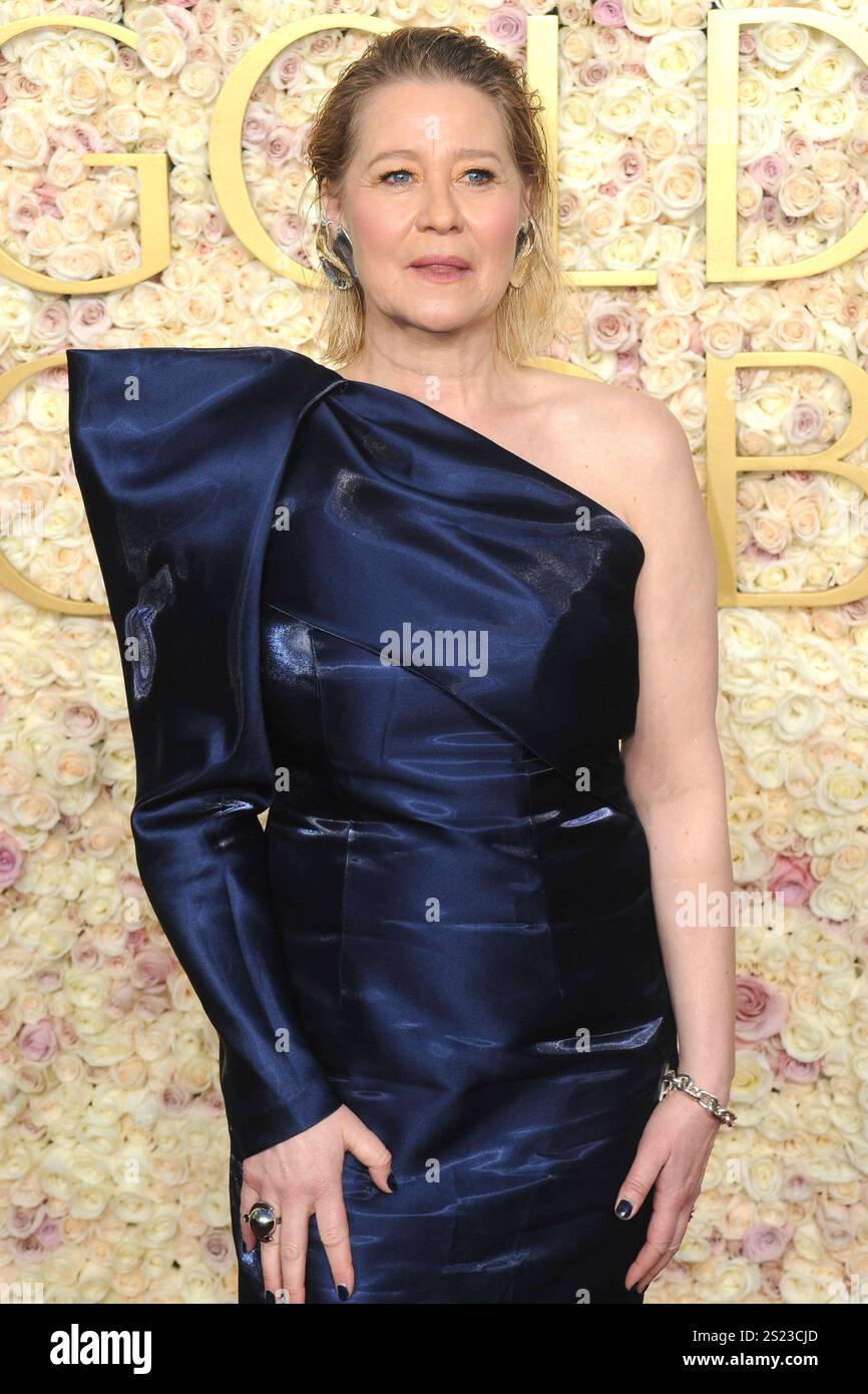 Trine Dyrholm BEI der Verleihung der 82. Golden Globe Awards 2025 im Beverly Hilton Hotel. Beverly Hills, 05.01.2025 *** Trine Dyrholm aux Golden Globe Awards 82 2025 au Beverly Hilton Hotel Beverly Hills, 05 01 2025 Foto:XJ.xBlocx/xFuturexImagex globes_5136 Banque D'Images