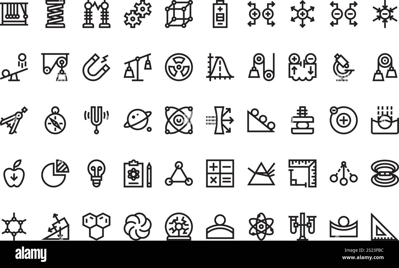 Collection d'icônes vectorielles de haute qualité avec contour modifiable. Idéal pour les projets professionnels et créatifs. Illustration de Vecteur