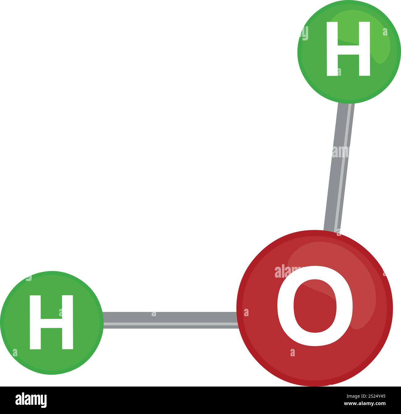 Illustration vectorielle symbole H2O concept de molécule d'eau Illustration de Vecteur